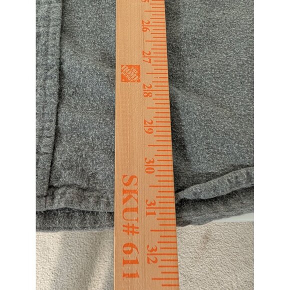 Vintage Five Brother Flannel Tallman Shirt Mens Size 2XL Gray Button Front - Picture 9 of 9